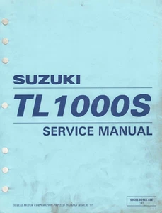 OEM Genuine Suzuki Dealer/Owner's Service/Repair Manuals (4) 1997-2000 TL1000S - Picture 1 of 4