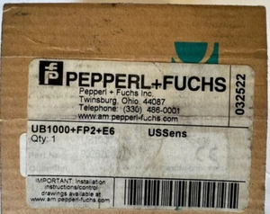 Nuevo sensor ultrasónico Pepperl Fuchs UB1000+FP2+E6 caja abierta - Imagen 1 de 2