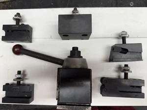 PHASE II 251-222 200 Wedge Type Quick Change Tool Post Set - Picture 1 of 13