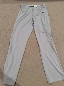 Nike Baseball BSBL Herren Größe M grau belüftete Hose gebraucht, in einwandfreiem Zustand - Bild 1 von 2