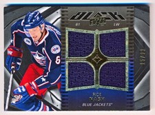 2009-10 UD Black Rick Nash Quad Jersey #11 (15/99)