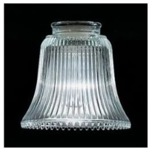 Westinghouse Clear Ribbed Glass Shade - Picture 1 of 1