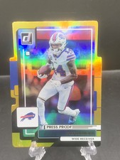 2022 DONRUSS PRESS PROOF GOLD DIE CUT #226 STEFON DIGGS SP #10/25 *READ*