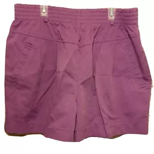 Pantalones Cortos Westbound Mujer L Púrpura 4 Bolsillos Cintura Elástica Vintage Puntada Única - Imagen 1 de 4