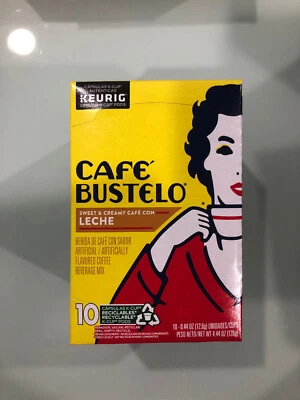 CAFE BUSTELO CAFE CON LECHE KCUPS 10CT (EXPIRED 6-14-25) - Image 1 of 2