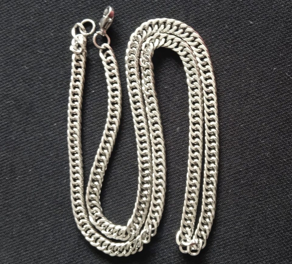 Collana Catena 60cm x 5mm regolabile in Acciaio Inox da Uomo e donna Grumetta - Immagine 1 di 4