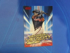 2023 Topps Stadium Club AUSTIN RILEY Virtuosos of Velocity RED Parallel VV-18 - Picture 1 of 2