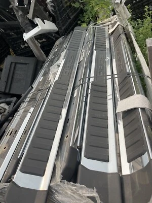 2017-2022 FORD F-150 CHROME RUNNING BOARD RH Passenger Side CREW CAB OEM - Image 1 of 2