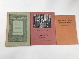 Conciliation Colonies Edmund Burke Pharmacy Bible Breifs Hurtful Heresies Vtg - Picture 1 of 11