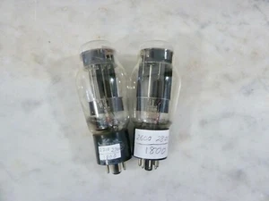 Pair of Strong Tested 6AS7 Tubes Valves Fairly Well Matched - Picture 1 of 2