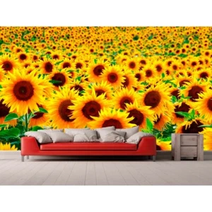Photomural Vinyl Sunflower Field - Picture 1 of 8