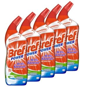 Bref Power WC-KraftGel gegen 99,9% der Bakterien,  5x 750 ml - Bild 1 von 7