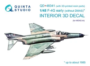 Quinta Studios 1/48 F-4G early Meng 3D Printed colored interior detail 48341+ - Picture 1 of 4