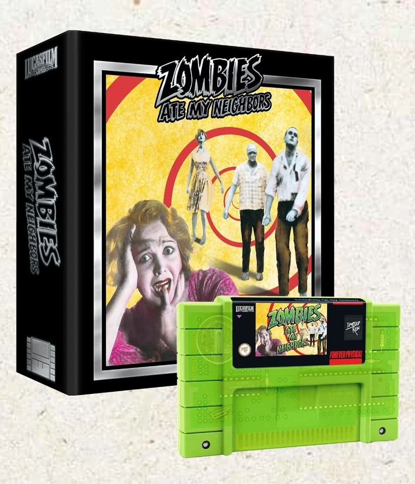 Zombies Ate My Neighbors Premium Edition SNES Translucent Green Limited Run Game - Image 1 of 2