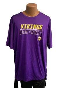 XL NFL Equipo Ropa Minnesota Vikings Camisa Fútbol TX3 Genial Nueva Púrpura - Imagen 1 de 5