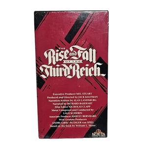The Rise and Fall of the Third Reich VHS Tape Sealed 1991 Nazi Film Movie - Picture 1 of 4