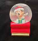 2003 Disney Mickey Mouse In Sleigh Mini Snow Globe 2-1/2" JC Penney NOS