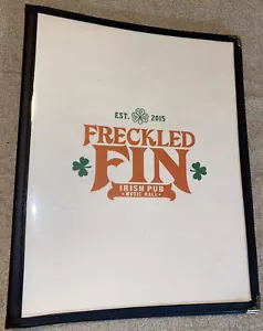 Freckled Fin Irish Pub Restaurant Menu Holmes Beach FL - Picture 1 of 2