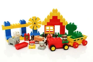 Lego Duplo Town Farm Set 2392 Farmyard 100% completo 1991 - Imagen 1 de 4