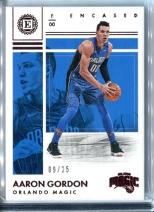 2017-18 Panini Encased Aaron Godron RED PARALLEL BASE CARD #34 9/25 SP MAGIC - Picture 1 of 1