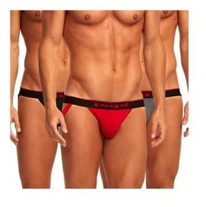 Papi Men's 3-Pack Cotton Stretch Jock Strap - 980911 - Picture 1 of 5