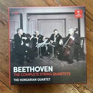 Beethoven Complete String Quartets Hungarian Quartet 7-Disc CD Box Set EU Import - Bild 1 von 5