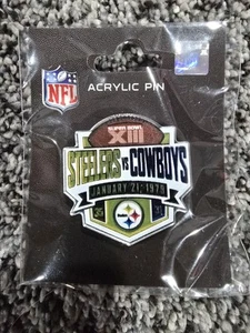 NFL Pittsburgh Steelers Super Bowl XIII Acrylic Pins Vs. Cowboys - Picture 1 of 2