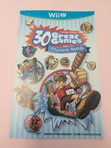 30 Great Games: Obstacle Arcade Instruction Manual (Nintendo Wii U) - Picture 1 of 2