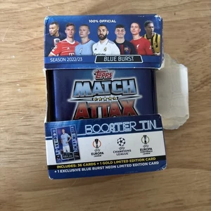 2022-23 Topps Match Attax UEFA Champions League Booster Tin - Blue Burst - Afbeelding 1 van 4