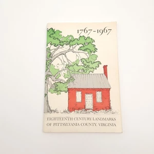 Pittsylvania County Eighteenth Century Landmarks Book 1767-1967 Virginia History - Picture 1 of 21