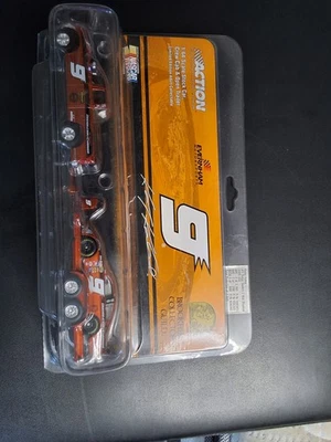 Kasey Kahne Action 164 2005 auto de stock/cabina doble y remolque abierto #9 Bud Shootout Foto 1 de 4