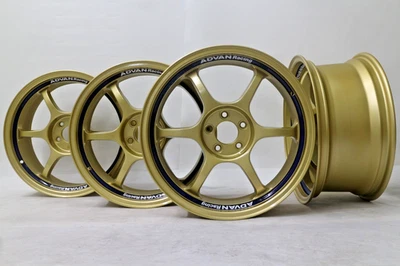 JDM 17" YOKOHAMA ADVAN RG 17x7.5J +45 5x100 RIMS SUBARU BRZ FORESTER XV #E3961 - Image 1 of 4