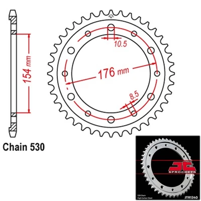 Piñones JT 1997 Honda VFR750F Interceptor JTR1340.43 Foto 1 de 2