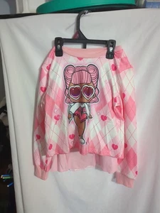 PatPat LOL Suprise Kids Pink Skirt  And Pink Graphic Sweater Set Size 6/Y - Picture 1 of 6