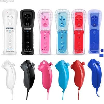 Wii Remote Controllers Compatible for wii and Wii U with Built in Motion Plus - Image 1 of 4