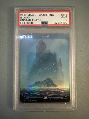 MTG Island: Unstable - Foil PSA 9 - Image 1 of 2