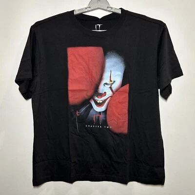 Camiseta gráfica de manga corta de gran tamaño Halloween IT para mujer - negra 2X Foto 1 de 2