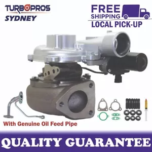 Turbo Charger+Genuine Oil feed Pipe For Toyota LandCruiser Prado 1KD-FTV 3.0L - Foto 1 di 16