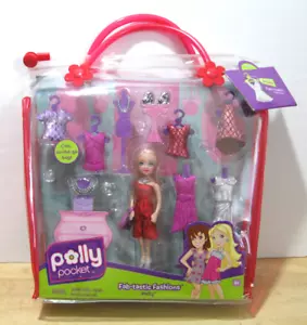 2008 Mattel ~ Polly Pocket Fab-Tastic Fashions Chic-On-The-Go Bag w/ Polly ~ NIP - Picture 1 of 1