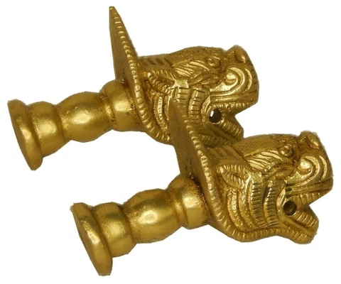 Lion Door Handle Antique Style Handmade Brass Drawer Wardrobe Pull Knobs BA975 Cover