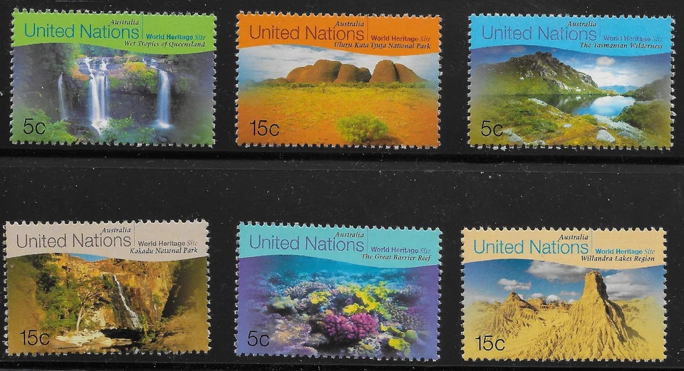 UN Scott #NY 756A-F, Singles 1999 Complete Set FVF MNH - Image 1 of 1