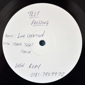 Love Creation - TAKE THAT ITALIA - White Label TEST PRESSING 🟢 NEW MINT 🟢 - Picture 1 of 7