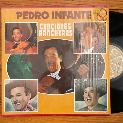 PEDRO INFANTE Canciones Rancheras NEAR MINT 3-LP BOX SET MEXICO Peerless AP-185 - Image 1 of 2