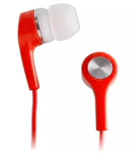 Kopfhörer Kabelkopfhörer Ohrhörer Rot 3,5 Klinke Handy Smartfone Musik MP3 - Bild 1 von 3