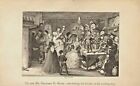 1840 george cruikshank engraving - xit now sir narcissus le grand - entertaining