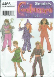 Childrens Costume Sewing Pattern Size Choice 7-14 Simplicity 4466 NEW OOP - Picture 1 of 3