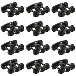 HO Scale 1:87 Friction Bearing Truck 33" Plastic Wheel 2-Springs Bogies - Picture 1 of 6