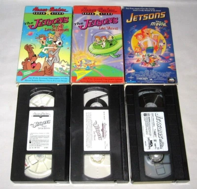 Hanna Barbera Super Stars Jetsons VHS Lot 3-Las Vegas Good Little Scouts & Movie - Image 1 of 2