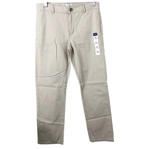 Children's Place NWT Boys' Flat Front Adjustable Waist Khaki Pants Sandwash 14 - Picture 1 of 9