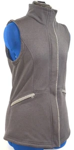 EXOFFICIO Thermique Zippered Fleece Vest (Dark Gray) Women's Small - Picture 1 of 7